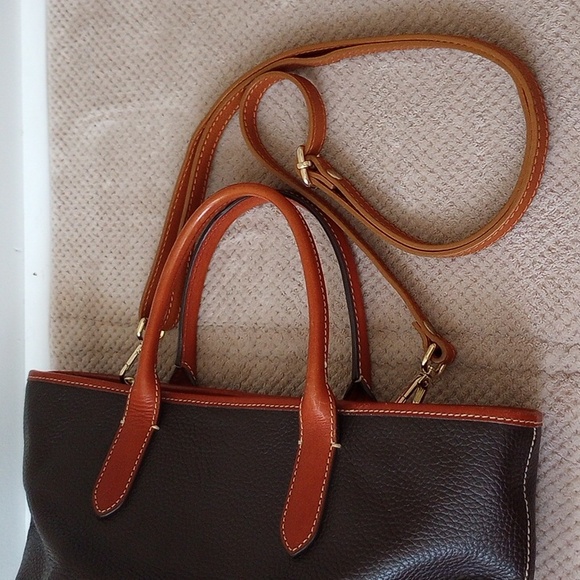 DOONEY & BOURKE LEATHER CROSSBODY-SATCHEL BAG - Picture 7 of 13